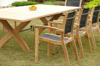 Gloucester 200 extending table set Click to enlarge