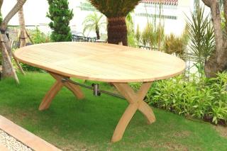 Gloucester 130 Oval Extending Table Click to enlarge