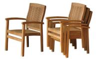 Enlarge Somerset Teak Stacking Chair